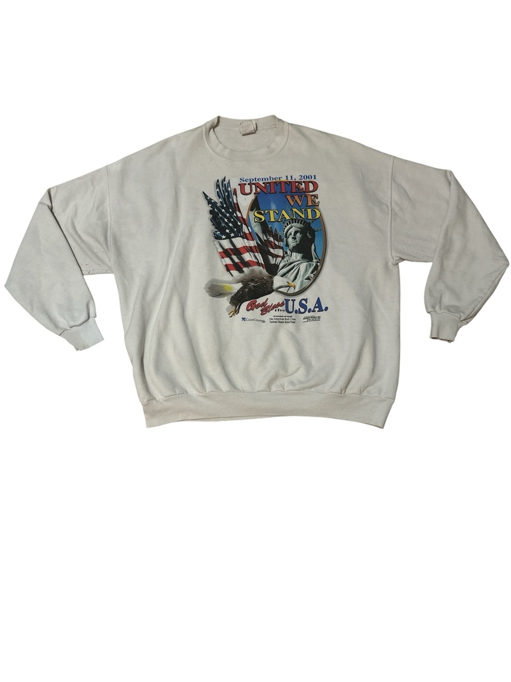 Vintage 9/11 2001 United We Stand Crewneck Sweatshirt